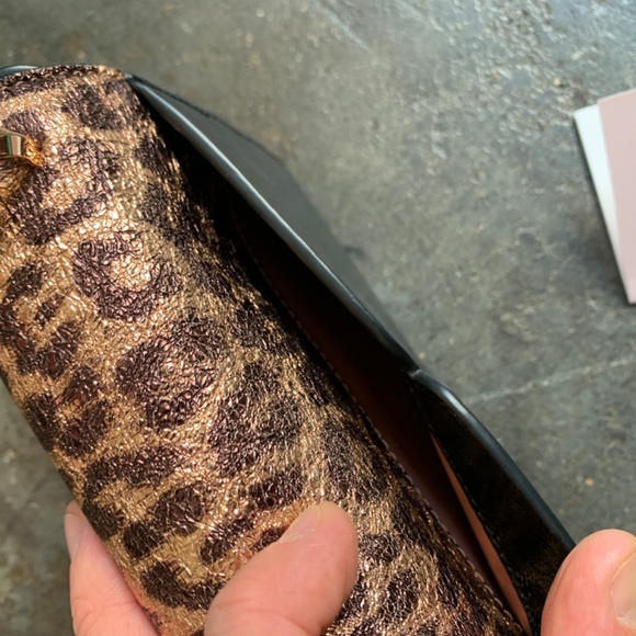 Kate Space Olive GLITTER Leopard Nicola Wicker Twistlock - Picture 4 of 10